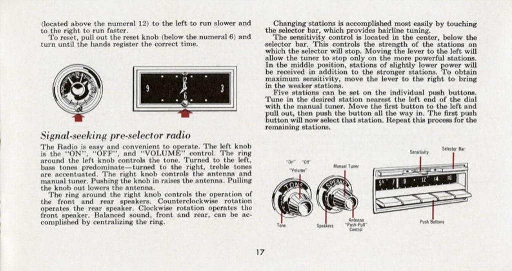 1960 Cadillac Eldorado Owners Manual Page 16